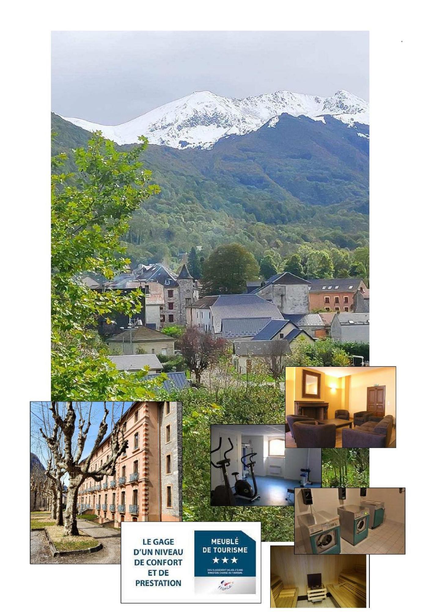 Residence Grand Hotel Appartement Standing Aulus-les-Bains Eksteriør bilde